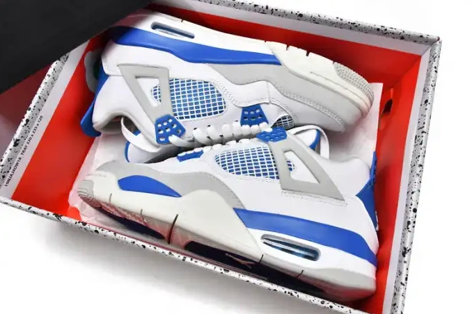 MaikeSneakers 308497-105 Air Jordan Retro 4 Blue (2012) Military 0514